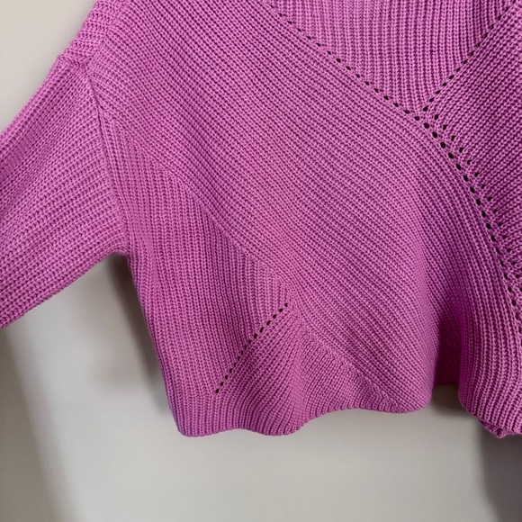 Tobi Pink Magenta Fuchsia Chunky Knit Oversized Pullover Sweater - Picture 4 of 6